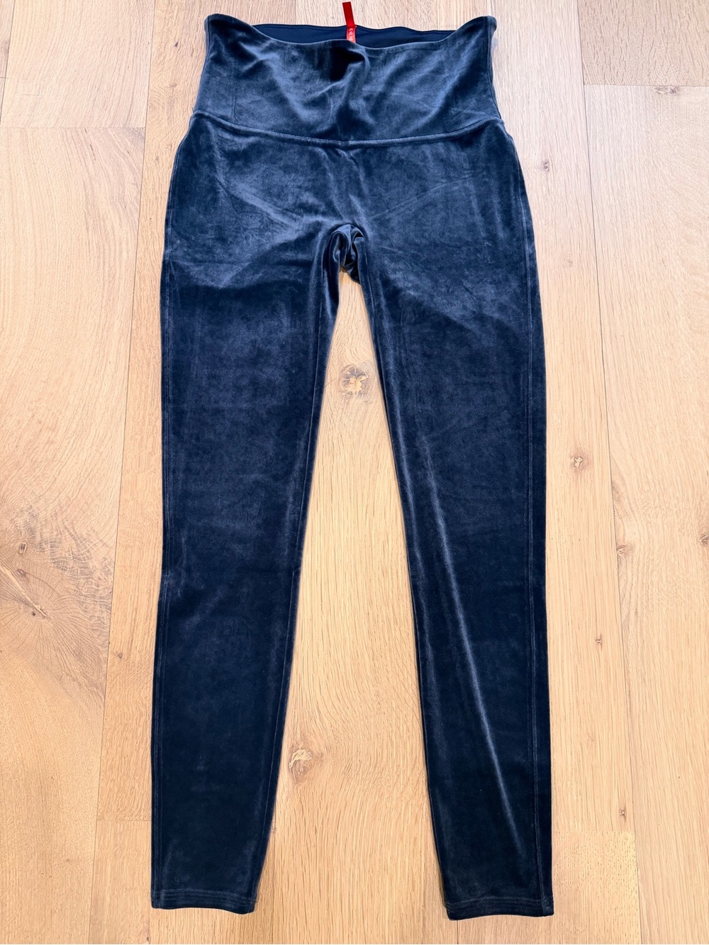 SPANX Velvet High Rise Leggings Navy Blue XL